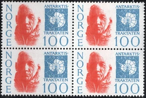 2000 Norway 1971, NK 676, MNH, Roald Amundsen Antarctic Treaty, SC #578, MI 629. - Picture 1 of 1