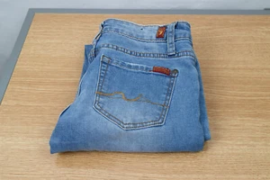 7 For All Mankind Jeans Slimmy 12 (24 X 28) Boy’s Denim Jeans Medium Wash USA - Picture 1 of 8