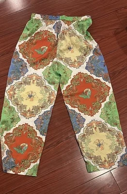 Pantalón Rachel Zoe Mujer Boho Floral Mediano Tropical Colorido M Foto 1 de 4