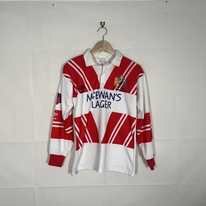 Umbro St Helens Shirt Men’s UK Size Small 1991 Home #4 Rugby League Mcewans - Picture 1 of 9