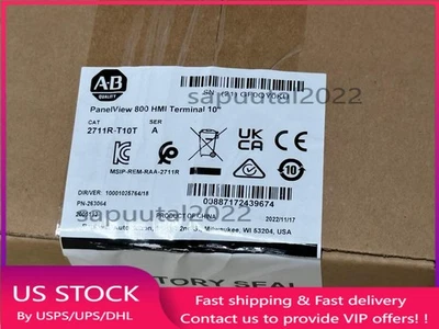 2711R-T10T 2022 SER A NEW Allen-Bradley PANELVIEW 800 10.4-INCH HMI TERMINAL - Image 1 of 4