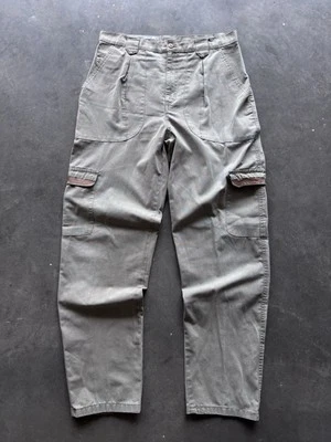 Винтажные штаны-карго 90-х Gitano армейский тип 1 стиль бежевые 33x34 мешковатые для серфинга коньков - Изображение 1 из 4