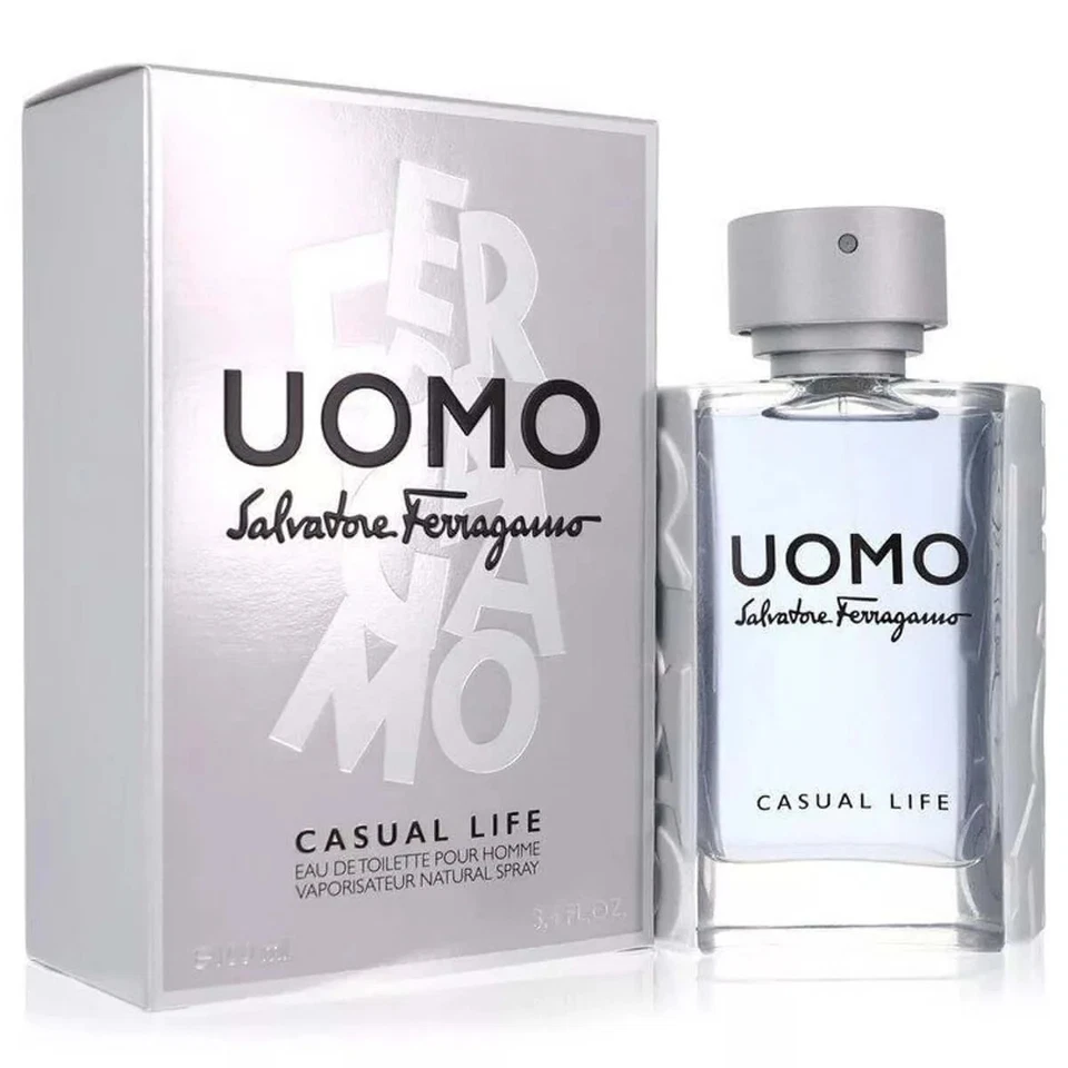 Uomo Casual Life por Salvatore Ferragamo colonia hombres EDT 3.3 / 3.4 oz nuevo en caja Foto 1 de 1