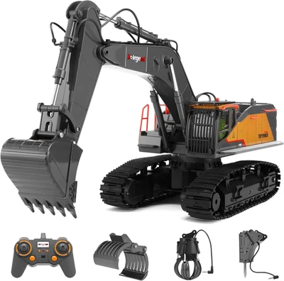 1:14 RC Excavator 25 Channel 4 in 1 Construction Toys,Remote Control Vehicles Tr - Image 1 of 4