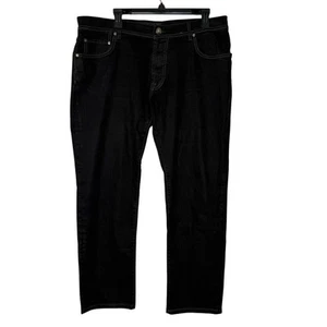 Pantalones de mezclilla de lujo Corneliani ID negros ajustados Y5P Italia talla 38 diseñador - Imagen 1 de 9