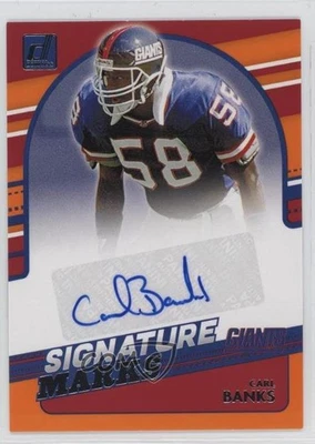 2021 Panini Donruss Signature Marks Carl Banks #SM22 Auto - Image 1 of 2