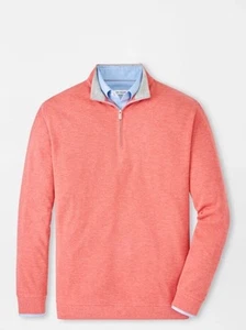 NWT PETER MILLAR CROWN COMFORT QUARTER ZIP PULLOVER-SWEATER SIZE L - Picture 1 of 8