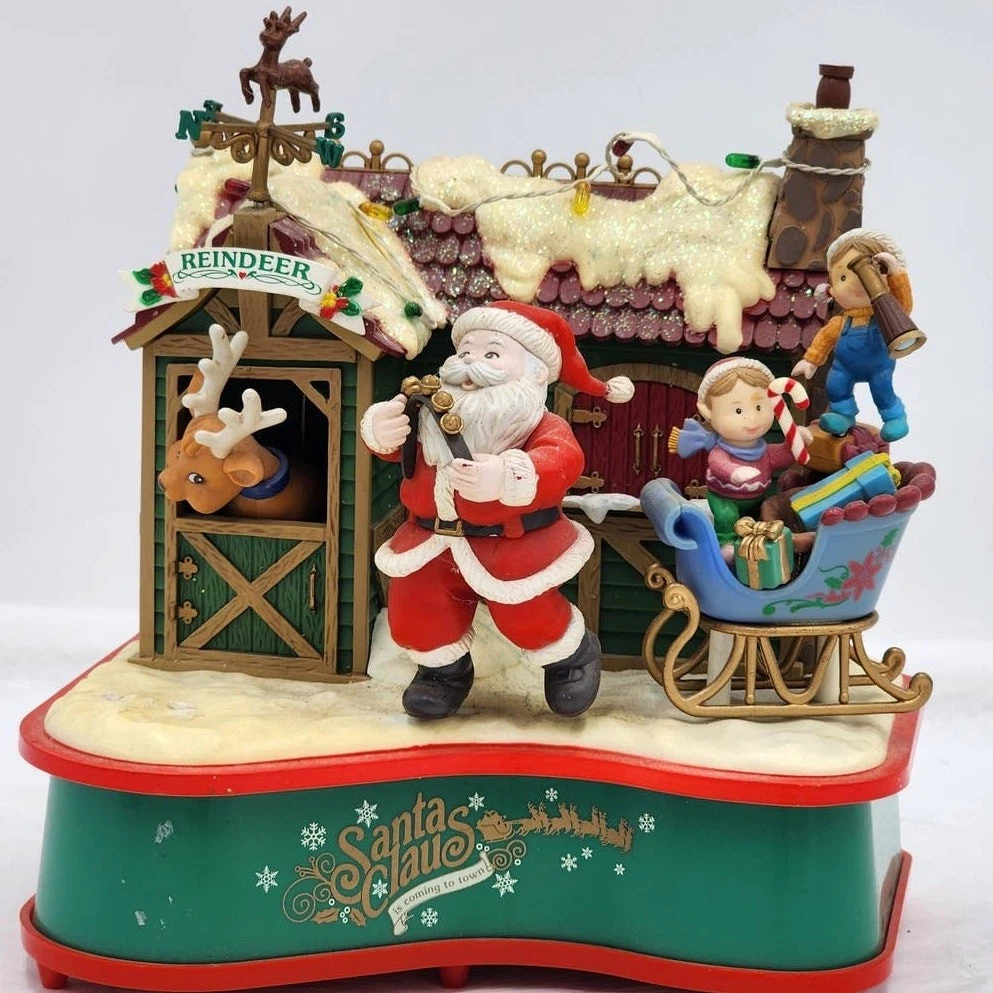 Santa Music Box In San Francisco Music Box Collectibles | eBay