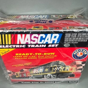 SEALED NEW Lionel Nascar Electric Train Set 7-11004 40X60" Oval Locomotive 2006 - Picture 1 of 12