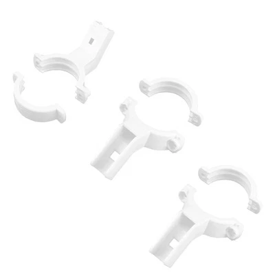 Plat unique plastique support montage Support LNB 40mm Blanc 3pcs pour bande Ku - Immagine 1 di 3
