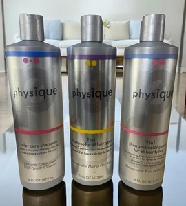 Physique 2-in-1 Variety Shampoo and Color Care Set 3 Pack Retired/Discontinued - Picture 1 of 6