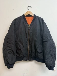 Chaqueta de Bombardero USAF Vuelo MA-1 Azul 2XL De Colección Y2K EE. UU. Edición Militar Rothco - Imagen 1 de 12