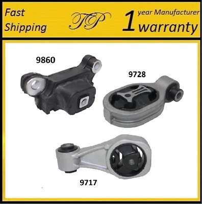 Montaje de motor y transmisión de 3 piezas para Nissan Juke 2011-2015 1,6 L 2x2 - transmisión automática Foto 1 de 4