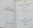 ABREGE DE L'HISTOIRE ROMAINE PAR L'ABBE TAILLE TOME 5 EDITIONS AUCHER-ELOY 1827