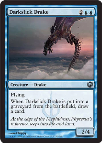 DARKSLICK DRAKE X4 4 4X Scars of Mirrodin MTG Magic the Gathering Cards DJMagic - Image 1 of 1
