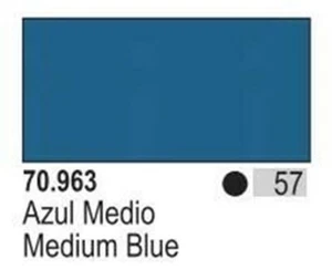 Vallejo Paint 17ml Bottle Medium Blue Model Color - Picture 1 of 1