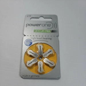 60 x Varta Power One 10 Size Hearing aid batteries Zinc air 10 Pack  - Picture 1 of 3