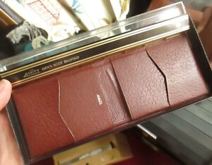 👉 VINTAGE NOS AMITY SCOT BILLFOLD WALLET GENUINE LEATHER NEW IN BOX