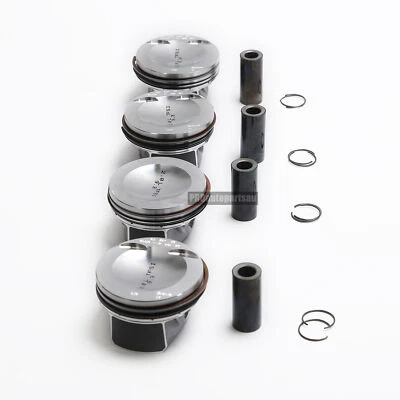 Engine Pistons Rings+0.5mm Set 83mm Fit For  Golf Audi Seat Skoda 06H198151G - Image 1 of 4