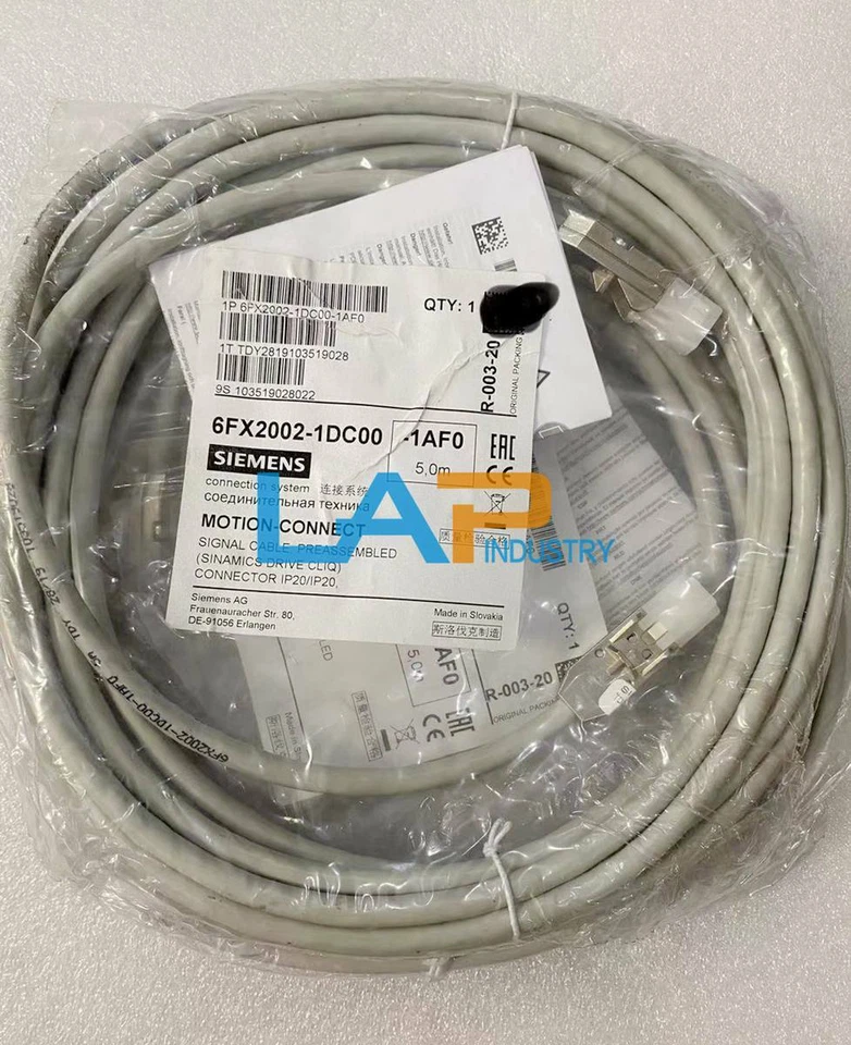 1PCS New For SIEMENS Servo Signal Cable 6FX2002-1DC00-1AF0 5 meters - Image 1 of 1