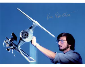 FOTO 8x10 firmada por Ken Ralston ILM EFECTOS ESPECIALES VISUALES STAR WARS BECKETT BAS - Imagen 1 de 2