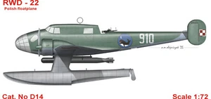 Choroszy 1/72 D14 RWD-22 Polish floatplane resin kit - Picture 1 of 2
