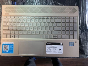 HP Pavilion 15-CS 15.6" Gold Palmrest Touchpad W/ Keyboard EBG7B015010 Grade A - Picture 1 of 2