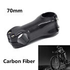 1PCS 31.8*70mm Matte Full Carbon Fiber Double Nail Stem For Road Mtb Bike Stems