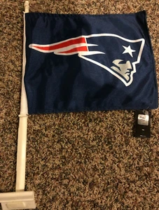 NEW ENGLAND PATRIOTS LOGO 11X14 AUTO Flagge Superior ORIGINAL NFL Lizenz US-Verkäufer - Bild 1 von 4