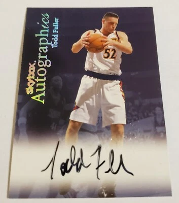1999 Skybox Autographics - Todd Fuller Autograph Card - Image 1 of 2