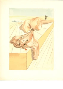 DALI PRINT+ORIG. TEXT - L'Enfer 30 "Gianni Schicchi's Bite" (Divine Comedy) - Picture 1 of 3
