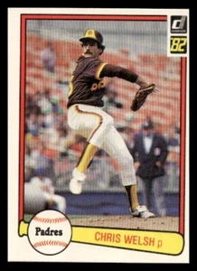 1982 Donruss #44 Chris Welsh San Diego Padres Baseball card - Picture 1 of 2