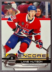 2024-25 Upper Deck Encore #E-24 Lane Hutson Montreal Canadiens RC - Imagen 1 de 1