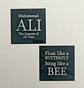 Muhammad Ali - 105x105mm Engraved Plaque / Plate Set - For Signed Memorabilia 