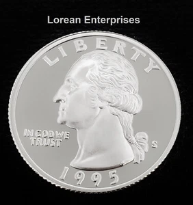 1995 S Washington Quarter 90% SILBER ✼PROOF✼ - Bild 1 von 3
