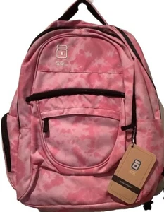 NEW SOL Backpack 20”x16” Laptop Tie-Dye Pink New With Tags Zipper College Hiking - Picture 1 of 12