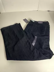 New NYDJ Not Your Daughters Ankle Jeans 24W, Dark Blue Denim, NWT MSRP $114 - Picture 1 of 11