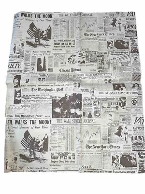 Mann Walks On The Mond Neil Armstrong Buzz Aldrin Original Plakat Siehe Maße - Bild 1 von 4