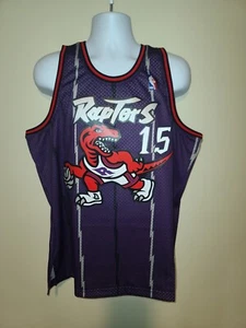 Vince Carter Toronto Raptors 1998 Throwback Basketball NBA Jersey MEN's Sz: M - Picture 1 of 4