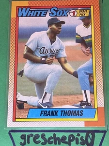 1990 Topps Frank Thomas Chicago White Sox #414 Baseballkarte Greschepi0 - Bild 1 von 4