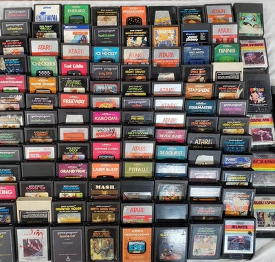 Atari 2600 Games Lot - Pick & Choose! Tested & Working Buy 3 get 1 Free #A to M - Image 1 of 4