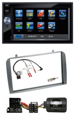 Blaupunkt SD Bluetooth 2DIN MP3 USB Lenkrad Autoradio für Alfa Romeo GT 147 2000 - Bild 1 von 4
