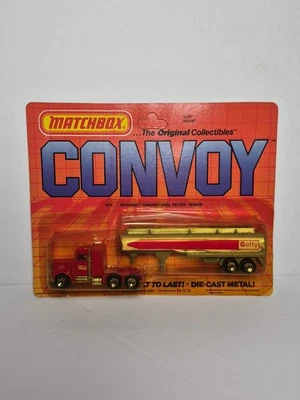 Vintage Matchbox 1983 Convoy Getty Tanker In Packaging - Image 1 of 4