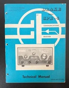DRAKE SPR-4 Communications Receiver Technical Manual ORIGINAL + extra - Picture 1 of 11