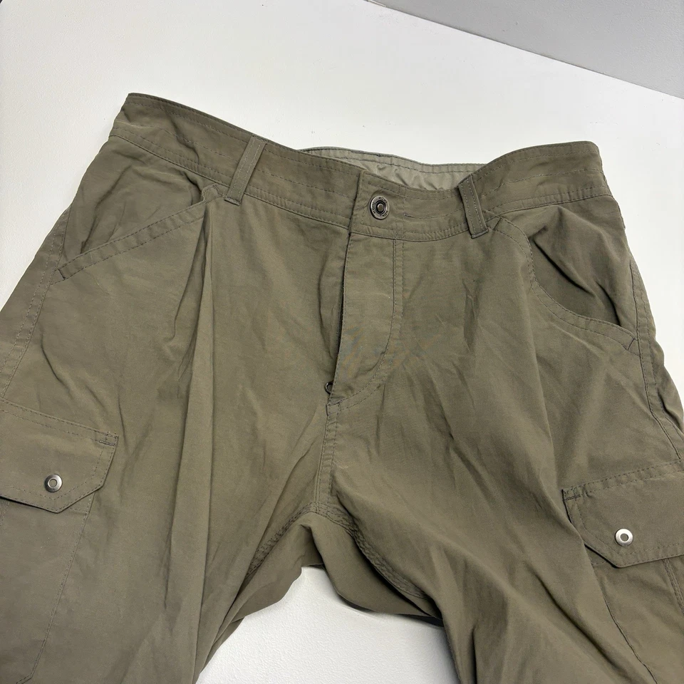 Kuhl Renegade Stealth Convertible Cargo Zip Off Pants Beige Mens 33x32 - Image 1 of 4