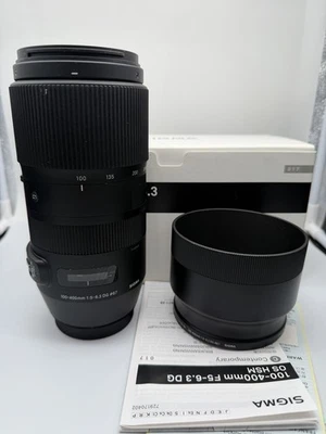Sigma 100-400mm F/5-6.3 DG OS HSM Canon EF Mount - Image 1 of 4