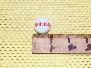 Vintage Advertising Logo Glass Shooter Marble RUGER Firearms - Picture 1 of 3