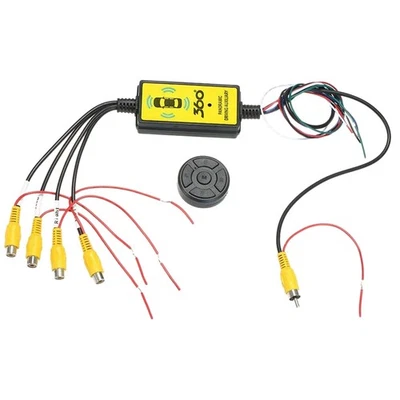 4 una 1 CáMara PanoráMica 360 de Coche Caja de Interruptor de Marcha AtráS 8144 - Imagen 1 de 4