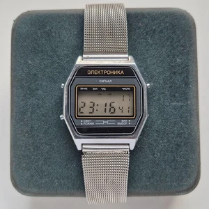 Soviet watch ELECTRONICS 5 Elektronika Electronica LCD Digital vintage quartz - Picture 1 of 7
