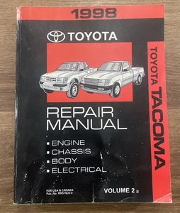 1998 Toyota Tacoma Truck Diagnostic Maintenance Service Repair Manual Vol 2A - Bild 1 von 8